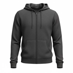 NWT PX Clothing - Men’s Navy Blue Full Zip Hooded Sweater - Size XXL